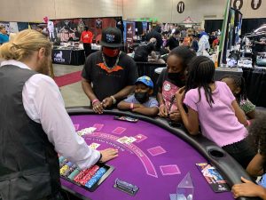 casino knight blackjack table