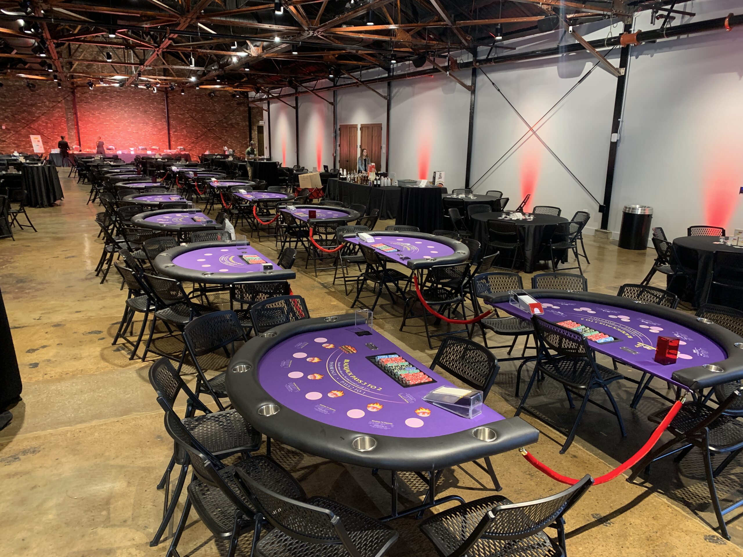 Blackjack casino table rental
