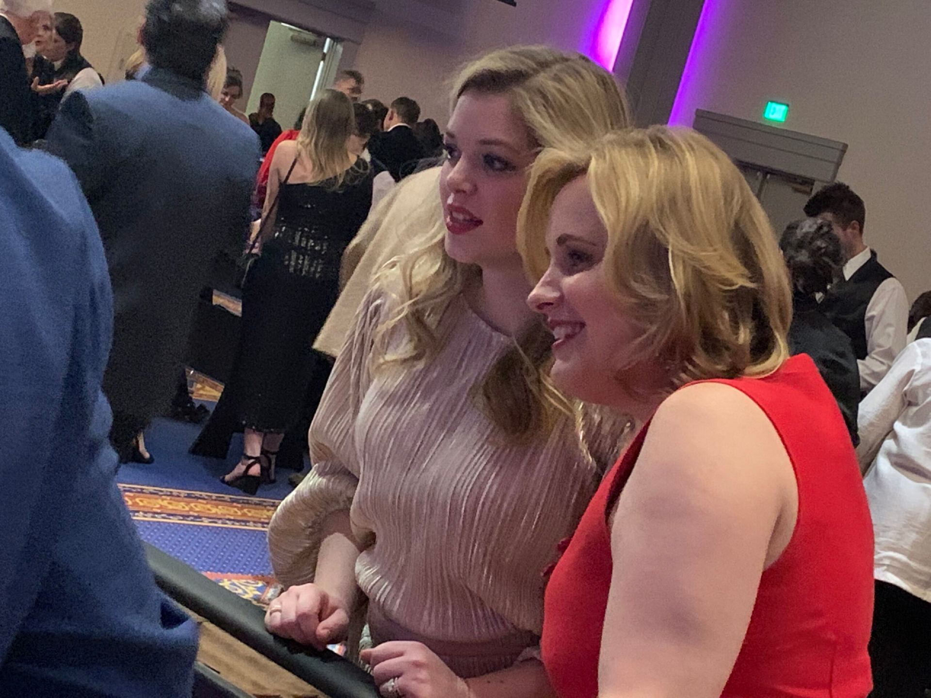 Guests enjoying a Casino Knight corporate event