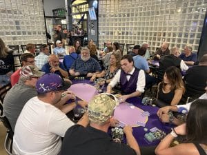 Playing Poker for a Purpose